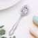 Spoon Named, tea, with an engraving "Dmitry", h = 14