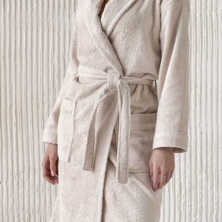 Tao robe, size m, beige color-1
