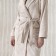 Tao robe, size m, beige color