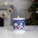 LED figure "Candle with snowmen" 7.5 × 10 × 7.5 cm, plastic, batteries AG13x3, glow of multi