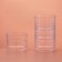 Plastic disposable form for worships "zero", 60 ml, 5.3 cm, color transparent color