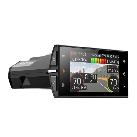 DVR + radar detector Silverstone F1 Hybrid S-Bot Pro, 1920x1080, Anti-Cas, GPS 10277-3