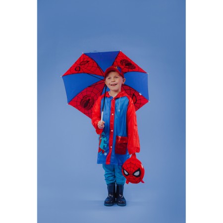 Children's raincoat, size m, 100-110 cm, spider-person-3