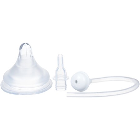 Silicone nipple, anti -bicoline., Wide throat, from 6 months, fast stream-2