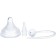 Silicone nipple, anti -bicoline., Wide throat, from 6 months, fast stream