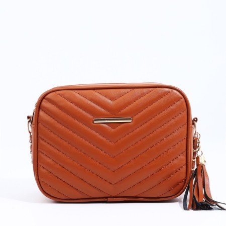 Bag Cross-Bodi with a zipper, the color is red-1