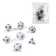 Cubes set for D&D (Dungeons and Dragons, DND), series: D&D, "Game time", 7 pcs