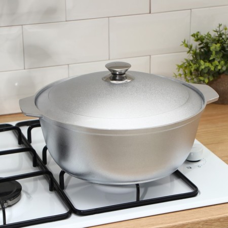 Frying, 5 l, d = 30 cm, h = 12 cm, aluminum cover-3