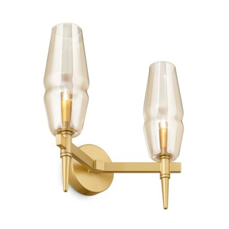 Bra Maytoni H002WL-02G, G9, 2x28 W, 140x300x300 mm, gold