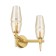 Bra Maytoni H002WL-02G, G9, 2x28 W, 140x300x300 mm, gold