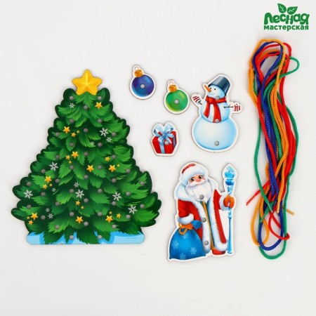 New Year's toy. Lacing "New Year! Holiday in the forest "-1