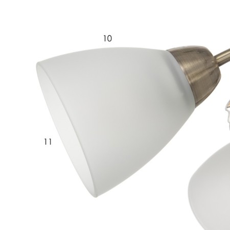Olivia chandelier 5x40W E27 bronze 52x50x20 cm-7