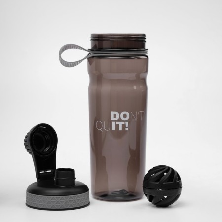 Shaker, Series: Strong, Don`t Quit, 800 ml, 25 x 8 cm, black-1