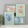 Photo frame plastic in 4 photos 10x15 cm "Aurora" green-blue 31.5x31.5 cm