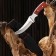 Hunting knife "Rind" 22cm, blade 115mm/4mm, brown