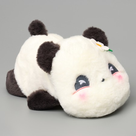Soft toy "Panda" with a flower, 20 cm