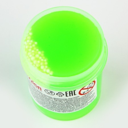Slime, tube with lime balls 40 g-1