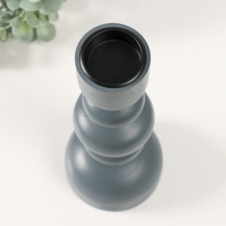 Summary tree for 1 candle "Ellipas" dark gray 9.8x9.8x24 cm-1