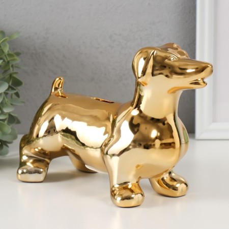 Pigger Ceramics "Golden Dachshund" 24.510.5x16.5 cm