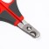 Cooperus scissors curved, hole 7 mm, burgundy with gray