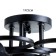AIRIS CHARS 5HA27 40W Black 47x47x23 cm Bayerlux