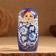 Matryoshka 10 puppet "Masha" Gzhel, 25cm, manual painting