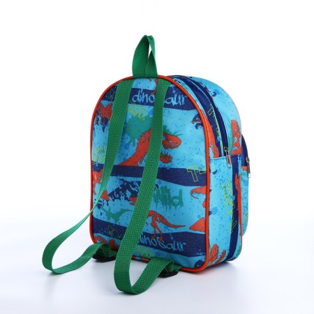 Baby backpack on a zipper, cornflower color-3