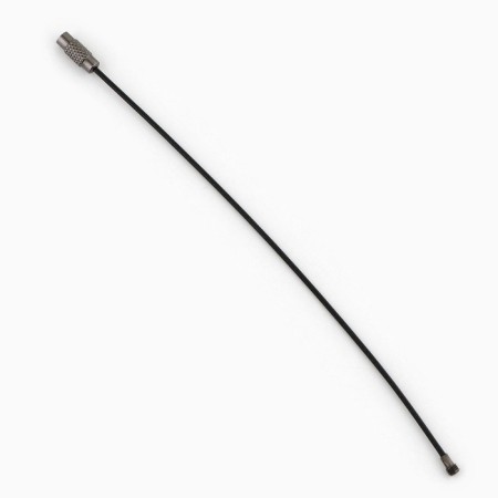 Cable with a screw fastener, 15 x 0.15 cm, black color