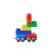 Designer "Soft bricks Plus. Funny transport ", 25 parts, wheels