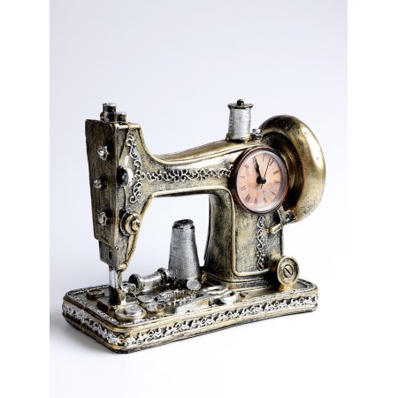 Table interior clock, “sewing machine”, on batteries, 23.5 × 10.5 × 20 cm, d-5.5 cm-1
