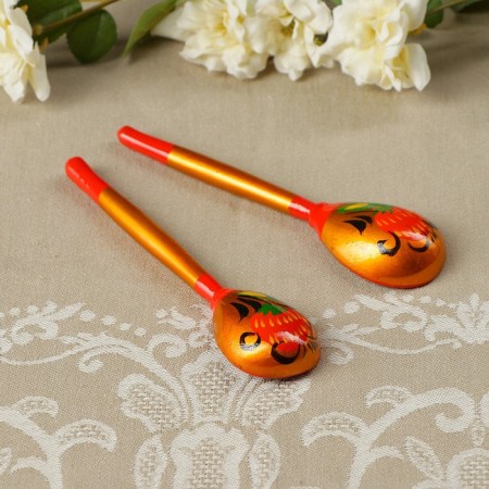Spoon "Berry", 14.7 × 3.5 cm, Khokhloma-1