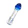 Unrealistic phallimitator Sexus Glass, glass, transparent, 18 cm