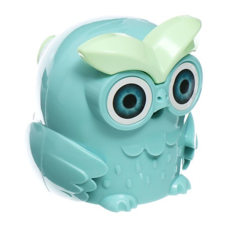 Mechanical sharpener with container owl green-4