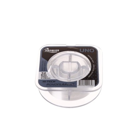 Premier Fishing uno fishing line, diameter 0.28 mm, test 7.2 kg, 100 m, transparent