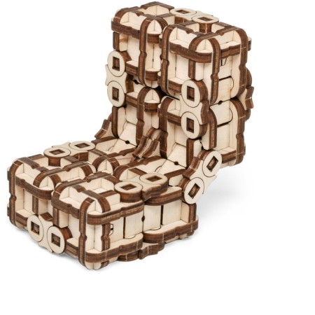 Wooden designer-heading EWA "Metamorphic. Cube "-1