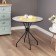 Table Kitchen Rund LDSP 22 mm, 780x780x740, cement
