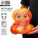 Antistress toy "Snake", orange