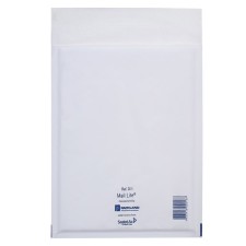 Kraft convert with air-pussy film Mail Lite D/1, 18 x 26 cm, White