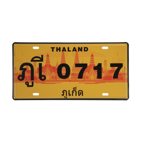 Decorative license plate, "Thailand", 30 × 15 cm