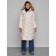 Coat insulated winter female, size 50, beige color