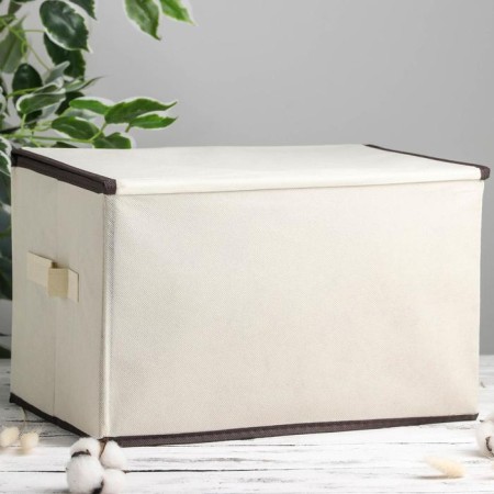 Stellyer box for storage with a flamingos lid, 38 × 25 × 24 cm-1