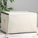 Stellyer box for storage with a flamingos lid, 38 × 25 × 24 cm