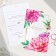 Wedding invitation: with an envelope "Spring mood", 10 x 15 cm