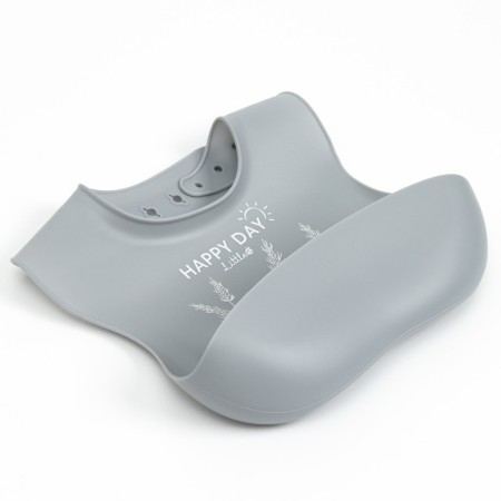 Badion for feeding children, silicone, Mum & Baby, 23x4x29, gray-4