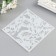 Plastic stencil "Pion with sharp petals" 15x15 cm