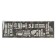 Bann Stear 150x50 with print "5 main rules in the bathhouse"