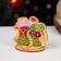 The amulet on the stand "Let dreams come true!" Symbol of the year, snake 8 x 9 cm