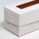 Box for Makarun, with a lodge, white 16.5 x 5.5 x 5.5 cm