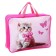 Folder with handles Textile A4, 350 x 270 x 100 mm, calligrata top "Cute cat"