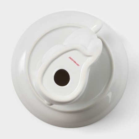 Ceramic dish for the supply of the Mishka Otto, 20.5 × 11.5 cm, white color-6